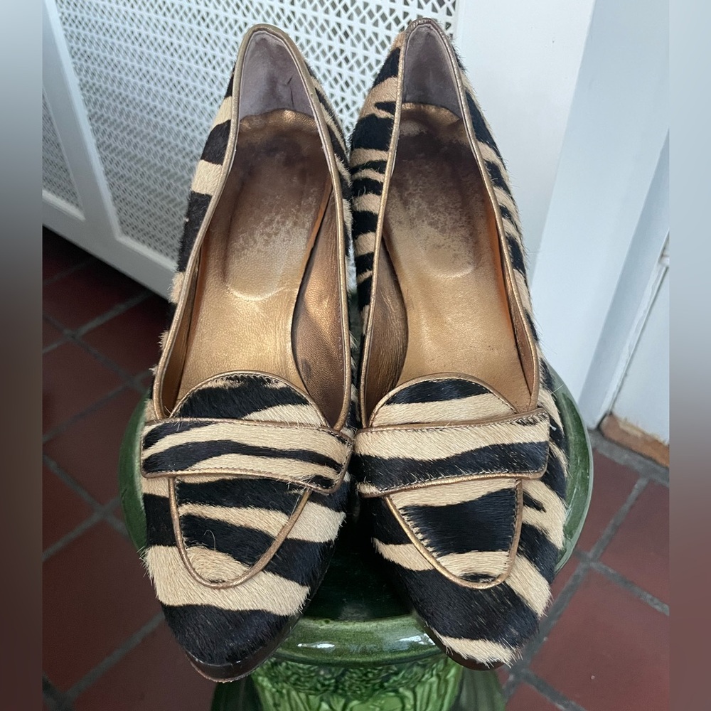 Boden Zebra Print Women's Flats